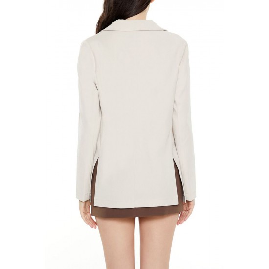 Plunging Double-Breasted Blazer Plunging Double-Breasted Blazer