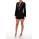 Rhinestone-Trim Blazer Dress Rhinestone-Trim Blazer Dress