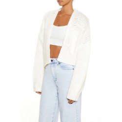 Open-Front Cardigan Sweater
