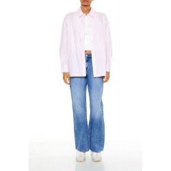 Pinstriped Poplin Shirt