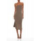 Strapless Midi Slip Dress Strapless Midi Slip Dress