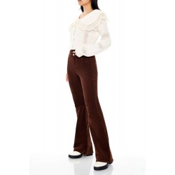 High-Rise Corduroy Flare Pants