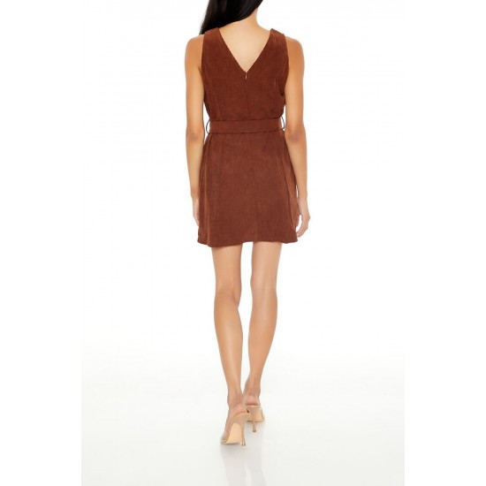 Belted Corduroy Mini Dress Belted Corduroy Mini Dress