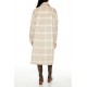 Plaid Drop-Sleeve Trench Coat Plaid Drop-Sleeve Trench Coat