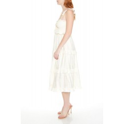 Tiered Ruffle Midi Dress