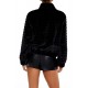 Quilted Faux Fur Bomber Jacket Quilted Faux Fur Bomber Jacket