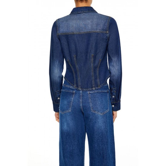 Stretch-Denim Long-Sleeve Shirt Stretch-Denim Long-Sleeve Shirt