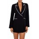 Rhinestone-Trim Blazer Dress Rhinestone-Trim Blazer Dress