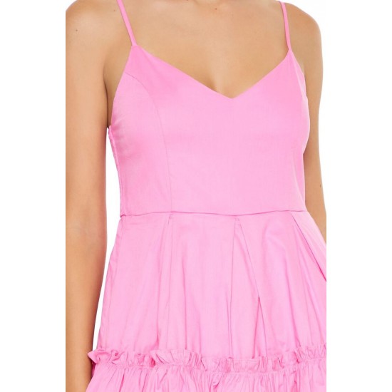 Pleated Flounce Cami Mini Dress Pleated Flounce Cami Mini Dress