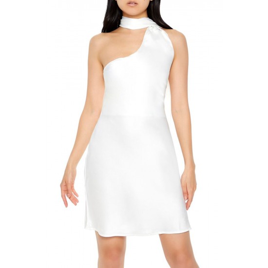 Wraparound Halter Mini Slip Dress Wraparound Halter Mini Slip Dress