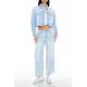 Denim Cropped Trucker Jacket Denim Cropped Trucker Jacket