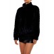 Quilted Faux Fur Bomber Jacket Quilted Faux Fur Bomber Jacket