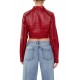 Two-Tone Cropped Moto Jacket Two-Tone Cropped Moto Jacket