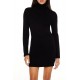 Turtleneck Mini Sweater Dress Turtleneck Mini Sweater Dress
