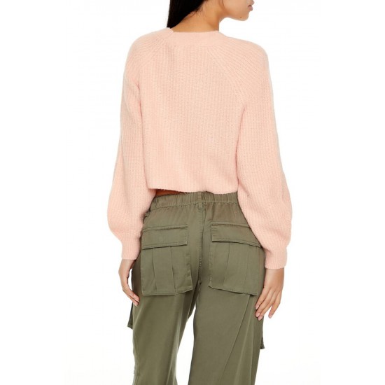 Fuzzy Ribbed Cardigan Sweater Fuzzy Ribbed Cardigan Sweater