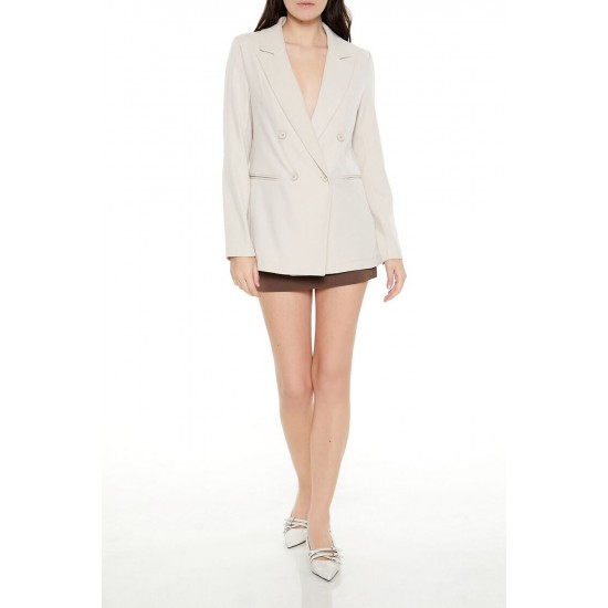 Plunging Double-Breasted Blazer Plunging Double-Breasted Blazer
