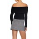 Ribbed Off-the-Shoulder Sweater Ribbed Off-the-Shoulder Sweater