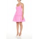 Pleated Flounce Cami Mini Dress Pleated Flounce Cami Mini Dress