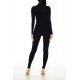 Fitted Mock Neck Jumpsuit Fitted Mock Neck Jumpsuit