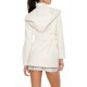 Hooded Tie-Waist Wrap Coat Hooded Tie-Waist Wrap Coat