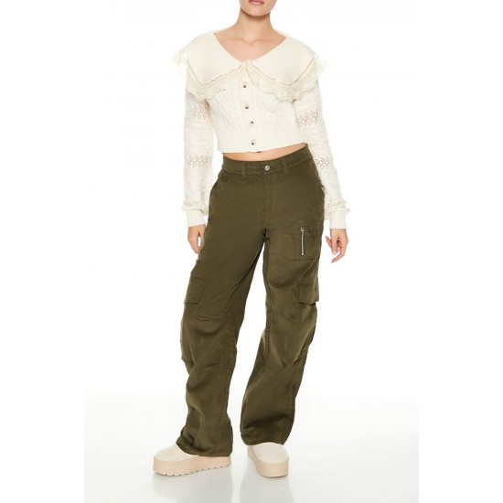 Corduroy Straight Cargo Pants Corduroy Straight Cargo Pants
