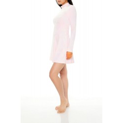 Velour Skater Mini Dress