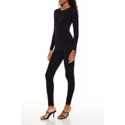 Fitted Open-Back Jumpsuit