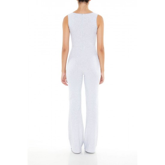 Sleeveless Flare-Leg Jumpsuit Sleeveless Flare-Leg Jumpsuit
