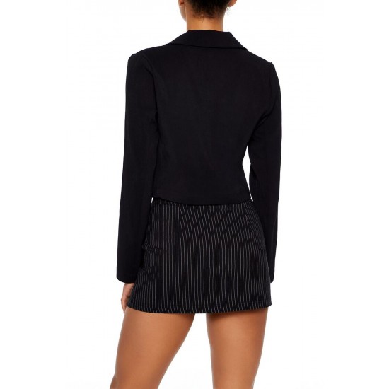 Double-Breasted Cropped Blazer Double-Breasted Cropped Blazer