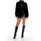 Quilted Faux Fur Bomber Jacket Quilted Faux Fur Bomber Jacket