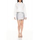 Rhinestone Cropped Peplum Shirt Rhinestone Cropped Peplum Shirt