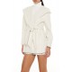 Hooded Tie-Waist Wrap Coat Hooded Tie-Waist Wrap Coat