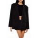 Boxy Peak Lapel Blazer Boxy Peak Lapel Blazer