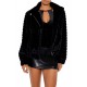 Quilted Faux Fur Bomber Jacket Quilted Faux Fur Bomber Jacket