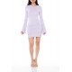 Textured Bell-Sleeve Mini Dress Textured Bell-Sleeve Mini Dress
