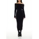 Off-the-Shoulder Midi Sweater Dress Off-the-Shoulder Midi Sweater Dress