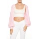 Balloon-Sleeve Shrug Sweater Balloon-Sleeve Shrug Sweater