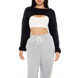 Chunky Knit Shrug Sweater