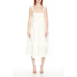 Tiered Ruffle Midi Dress