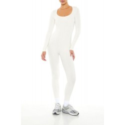 Scoop Ribbed Knit Jumpsuit