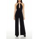 Lace Halter Wide-Leg Jumpsuit Lace Halter Wide-Leg Jumpsuit
