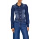 Stretch-Denim Long-Sleeve Shirt Stretch-Denim Long-Sleeve Shirt