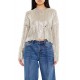 Metallic Cable Knit Sweater Metallic Cable Knit Sweater