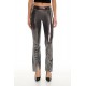 Metallic Mid-Rise Flare Leggings Metallic Mid-Rise Flare Leggings