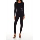 Fitted Open-Back Jumpsuit Fitted Open-Back Jumpsuit