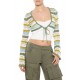 Striped Crochet Shrug Sweater Striped Crochet Shrug Sweater