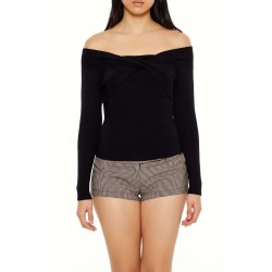 Off-the-Shoulder Sweater