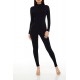 Fitted Mock Neck Jumpsuit Fitted Mock Neck Jumpsuit