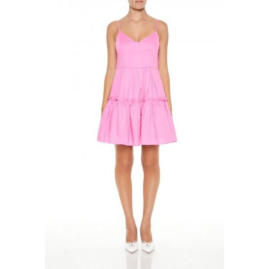 Pleated Flounce Cami Mini Dress Pleated Flounce Cami Mini Dress